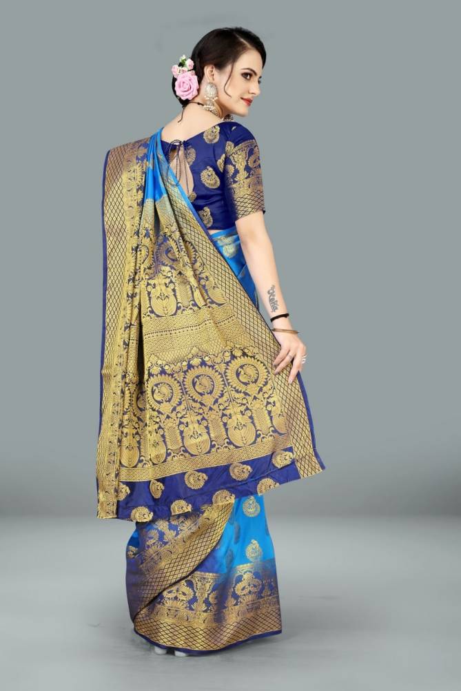 Macazo Ethnic D 01 Exclusive Wear Wholesale Banarasi Silk Sarees
